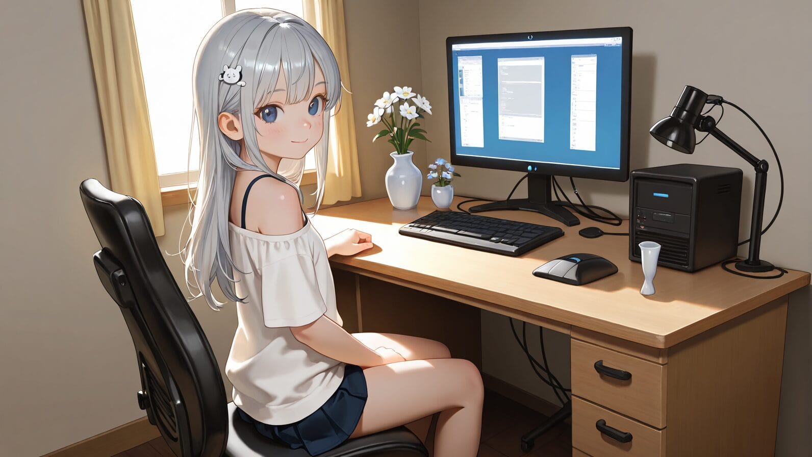 codex5.2と5.3の違いに納得顔のアニメ少女