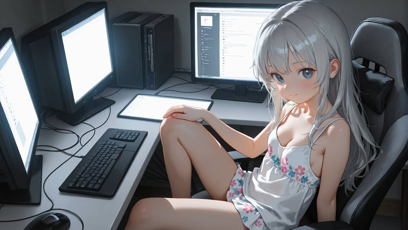 Webサイトの表示が速くなることでユーザー体験が向上する様子を象徴的に示したイラスト。
