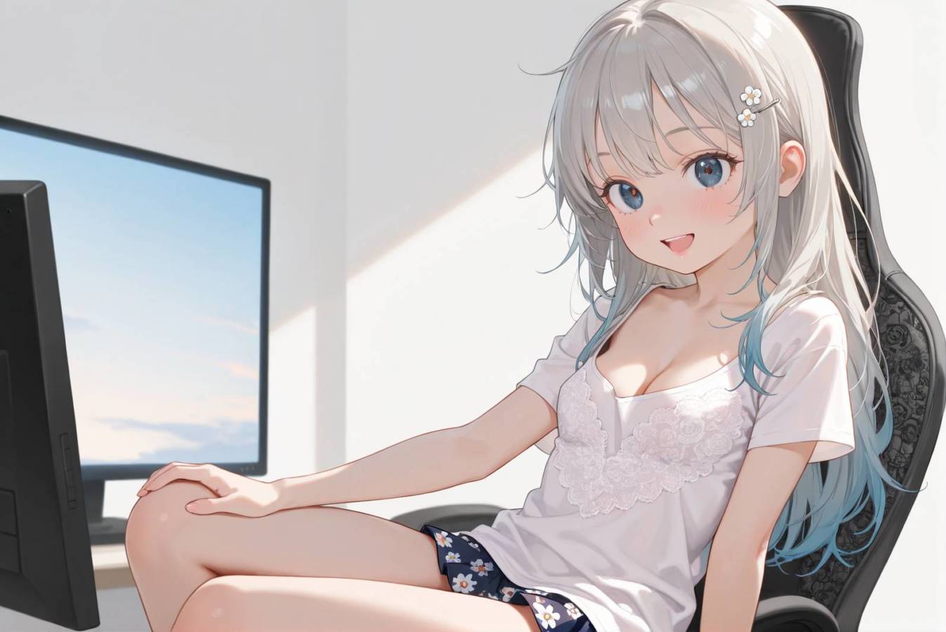 BLITZ 2 とゲーム画面のイメージ。複数の操作をワンボタンで実行するマクロ機能の利用シーンを表している。
