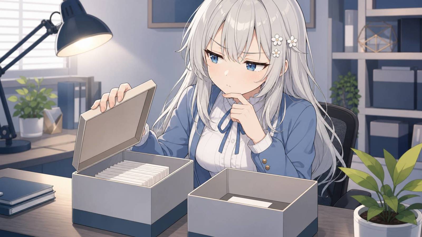 原稿とチェックカードを手にしたじぴこが、AI記事の文章品質を見比べているイラスト。